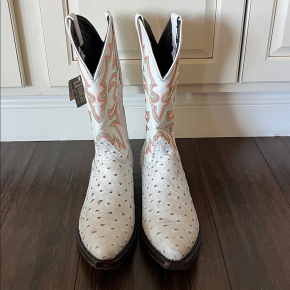 NWT Dingo Embroidered Ostrich Cowboy Boots - Picture 3 of 7